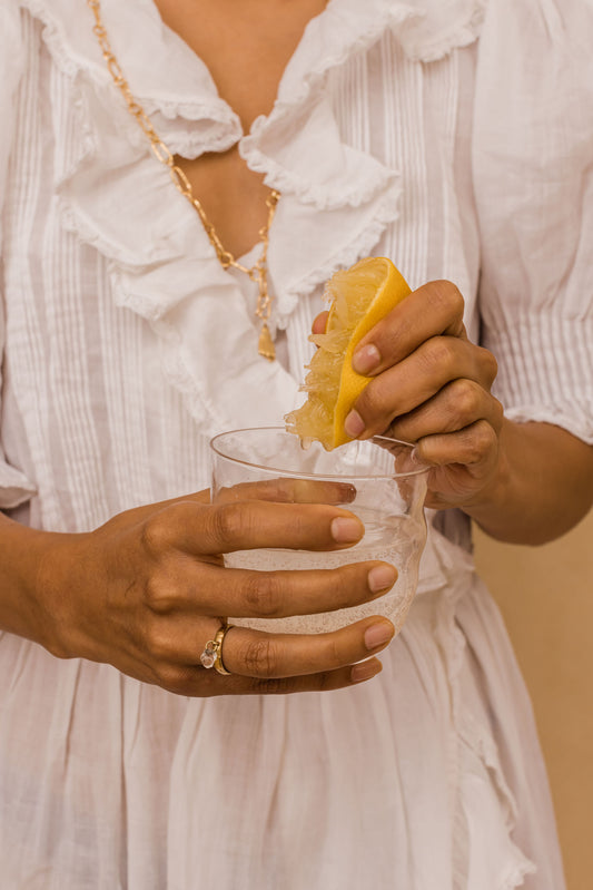 Kaja Erika Jorgensen, Herkimer Diamond Ring, 18k gold