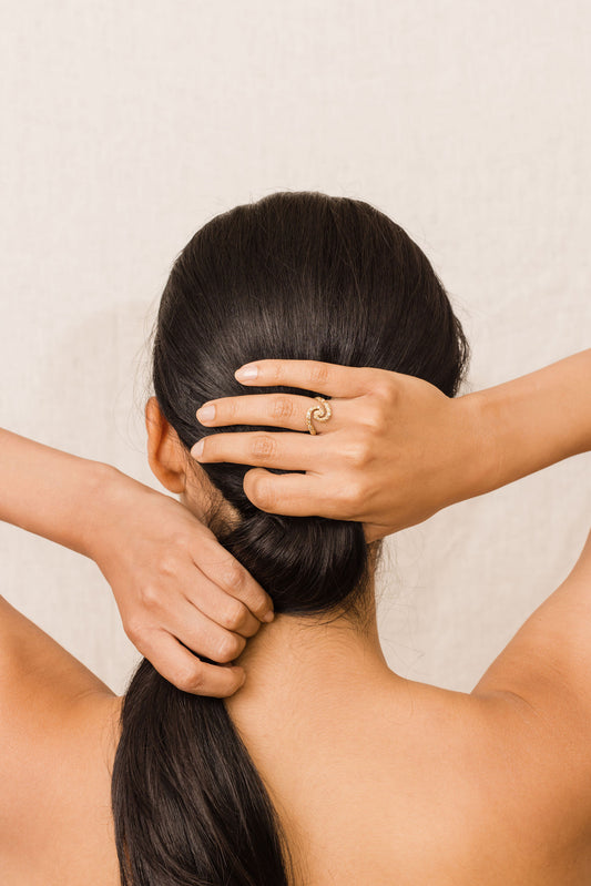 Kaja Erika Jorgensen, Madly/Deeply/Forever Ring, 18k gold with Diamonds.