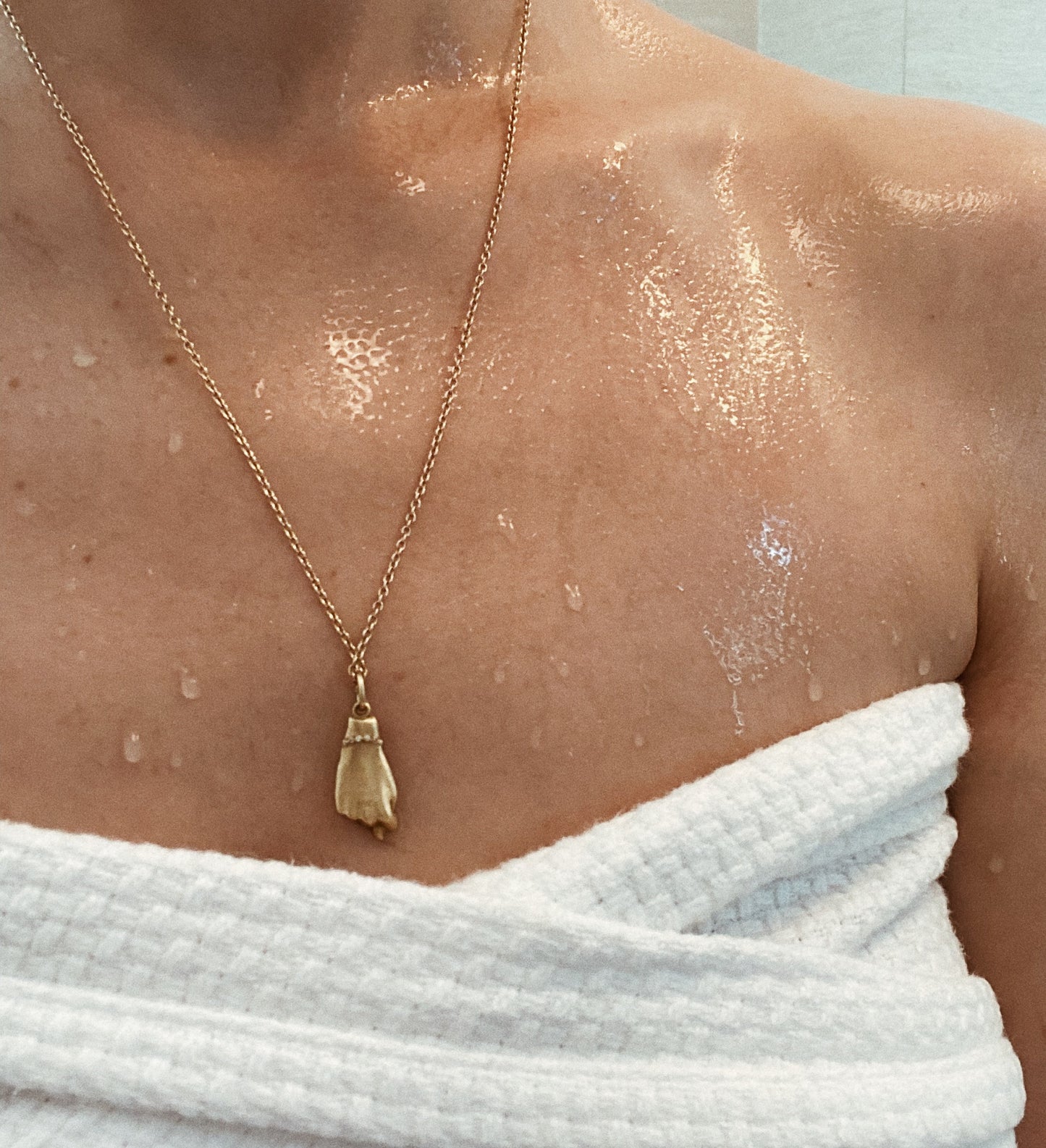 Kaja Erika Jorgensen 18k yellow gold Mano Figa Charm