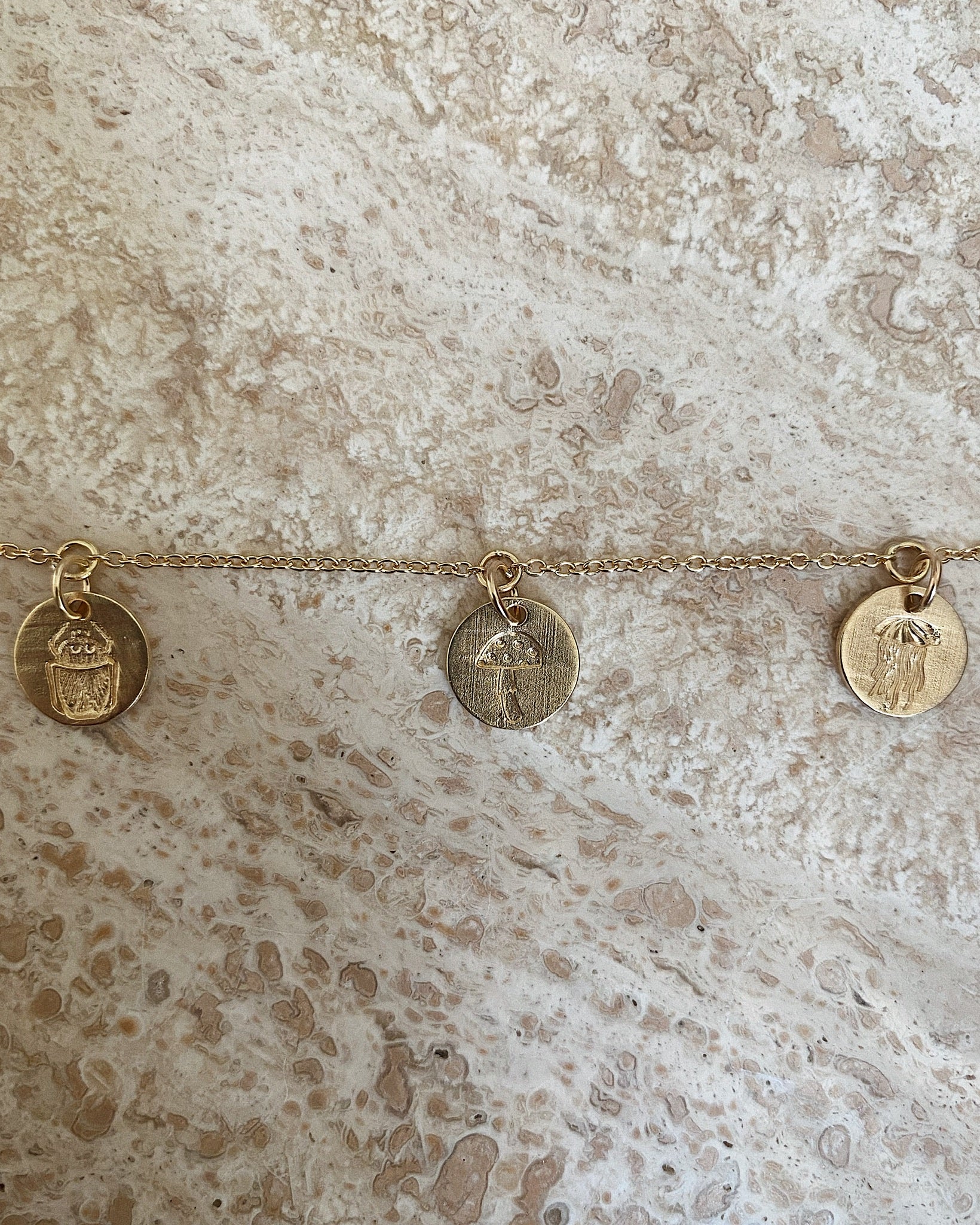 Kaja Erika Jorgensen,  18k gold Bahia Charm Bracelet