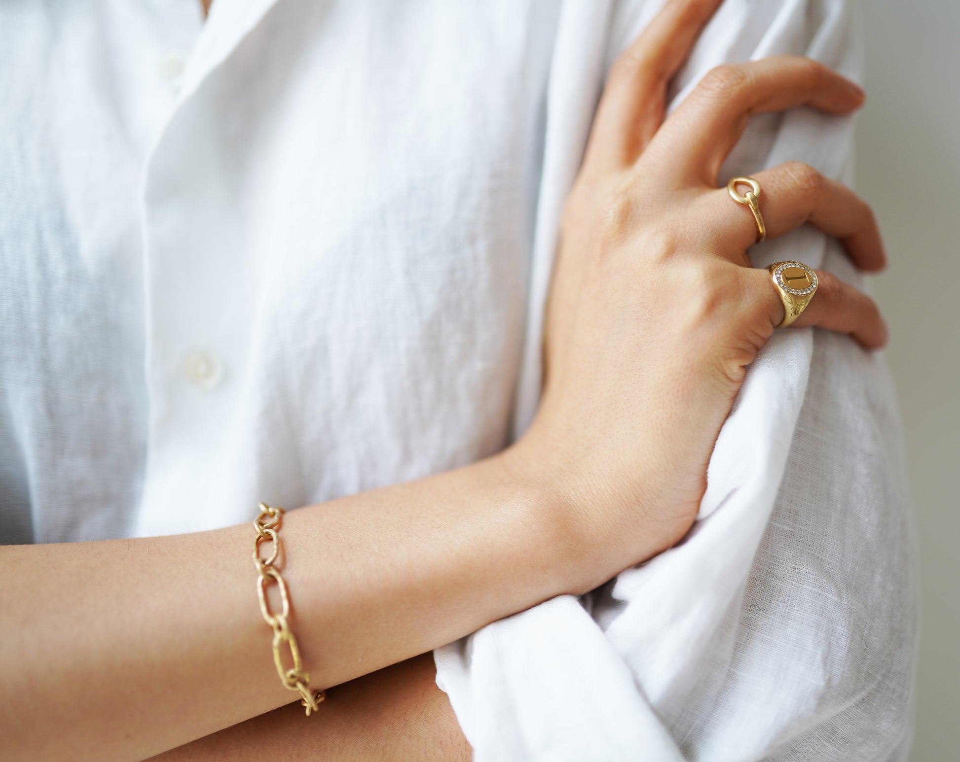 Kaja Erika Jorgensen 18k gold GAIA Bracelet