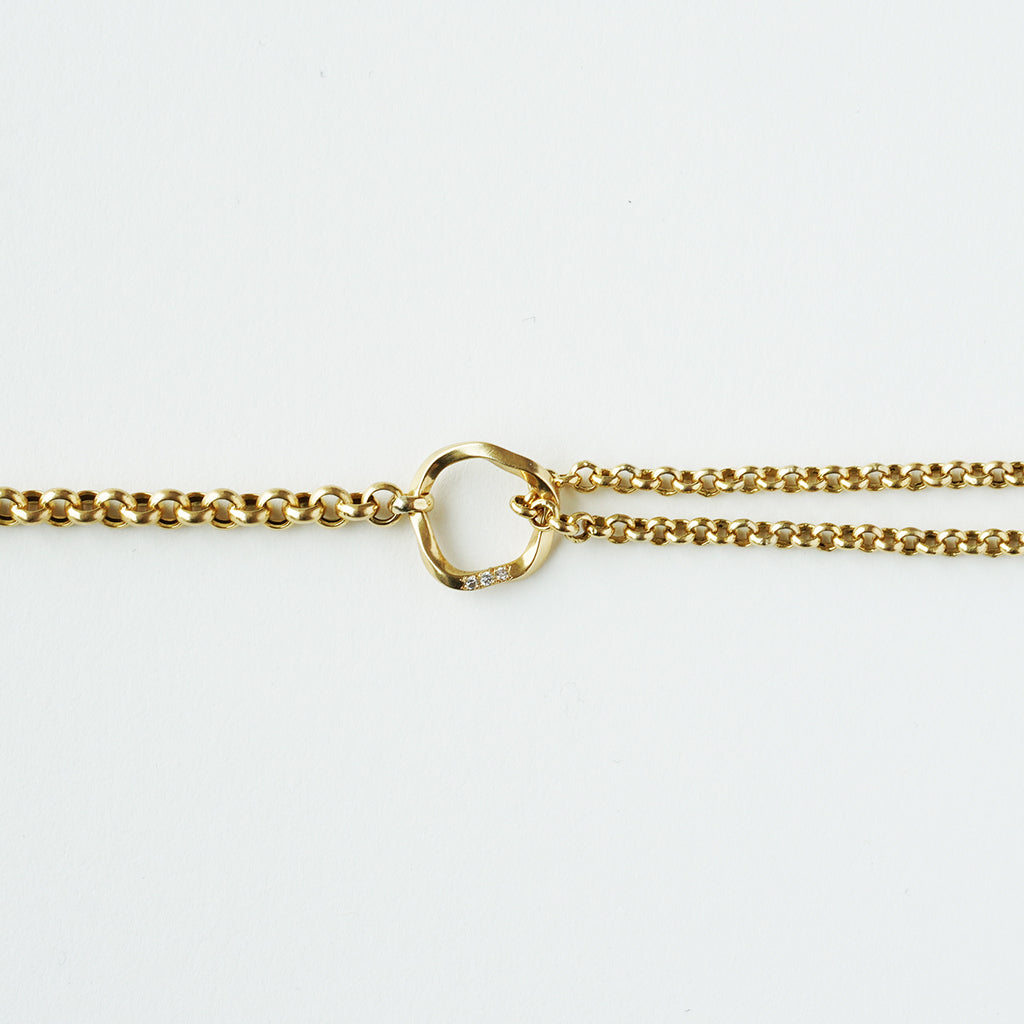 Kaja Erika Jorgensen 18k brushed yellow gold HELIOS Bracelet