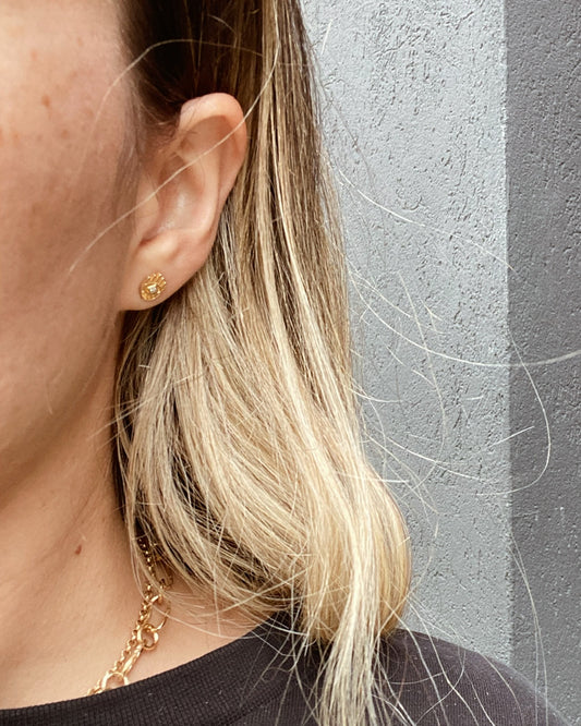 Kaja Erika Jorgensen 18k gold Hamsa Earring