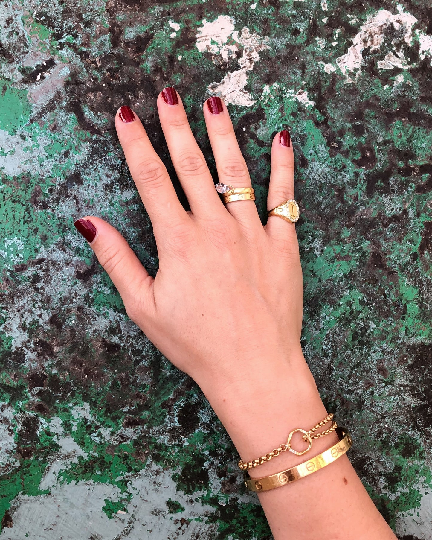 Kaja Erika Jorgensen 18k brushed yellow gold HELIOS Bracelet