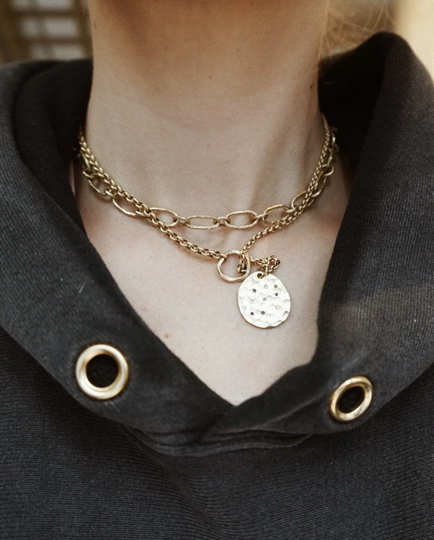 Kaja Erika Jorgensen 18k gold Star Colliding Charm