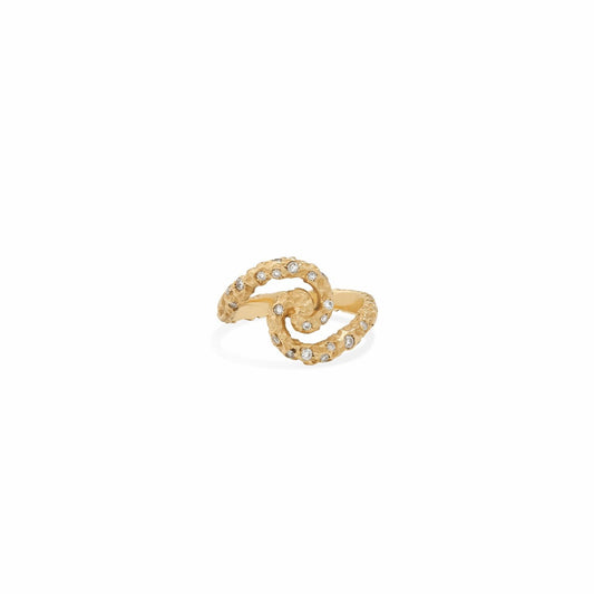 Kaja Erika Jorgensen 18k yellow gold Madly/ Deeply/ Forever Ring