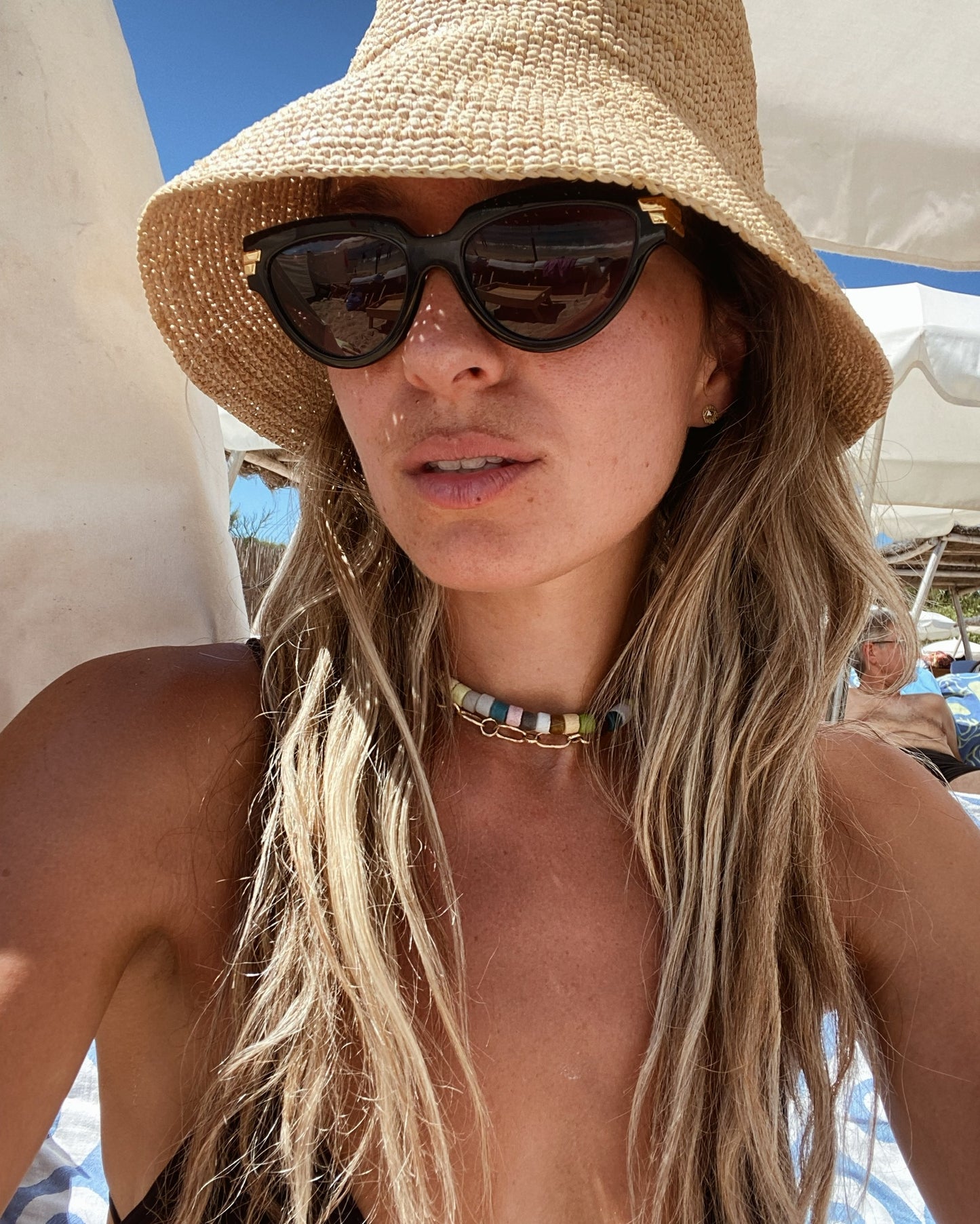 Kaja Erika Jorgensen, Rio Necklace with recycled Ghanian glass beads