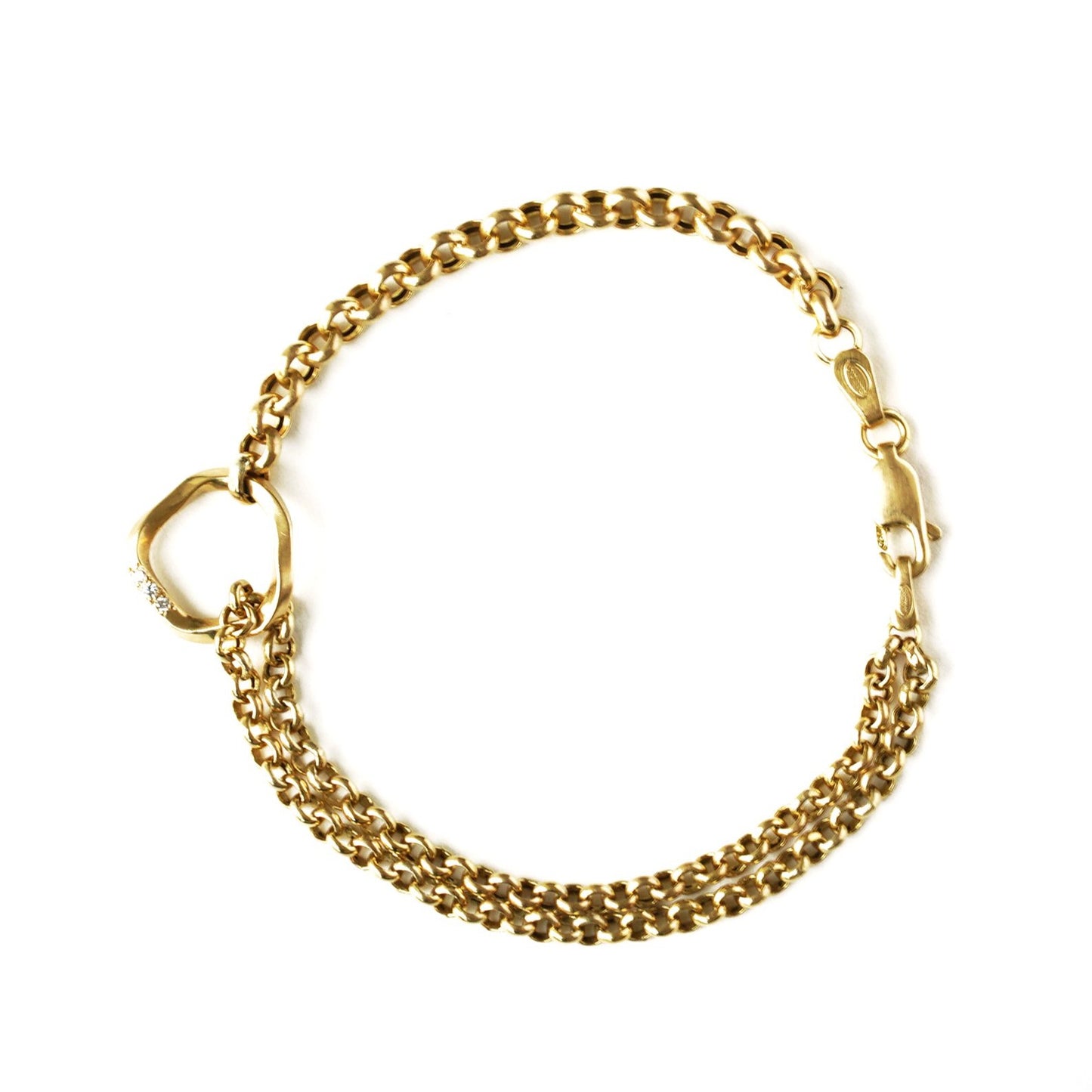 Kaja Erika Jorgensen 18k brushed yellow gold HELIOS Bracelet