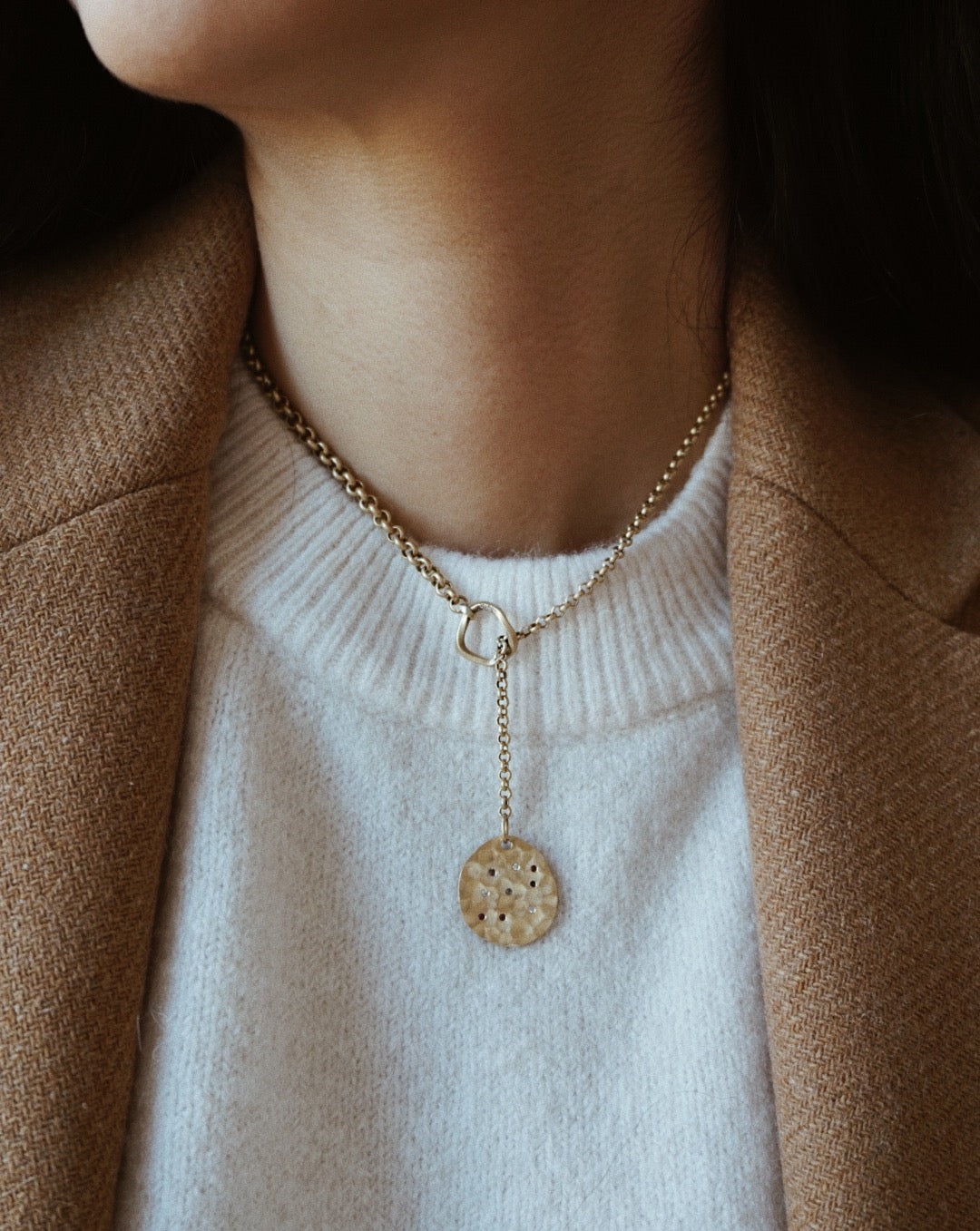 Kaja Erika Jorgensen 18k gold HELIOS Necklace