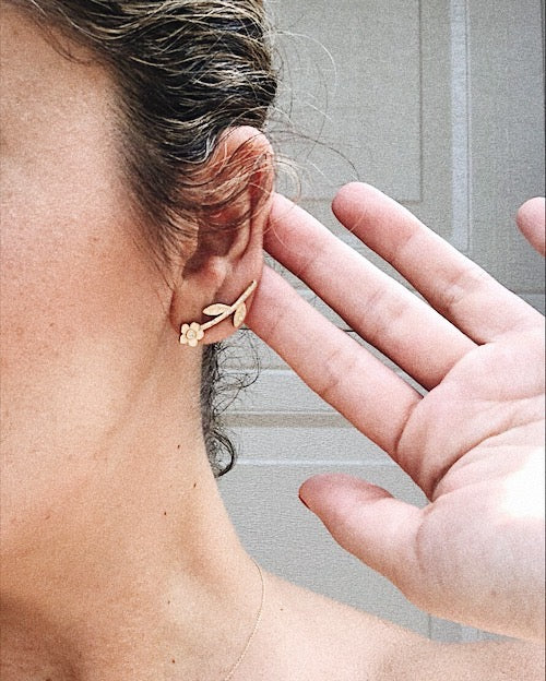 Kaja Erika Jorgensen 18k gold Alyana Stick Earring