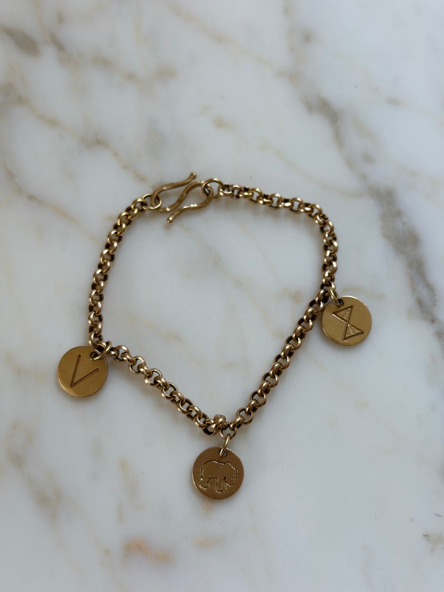 Kaja Erika Jorgensen, 18k gold Bahia II Charm Bracelet