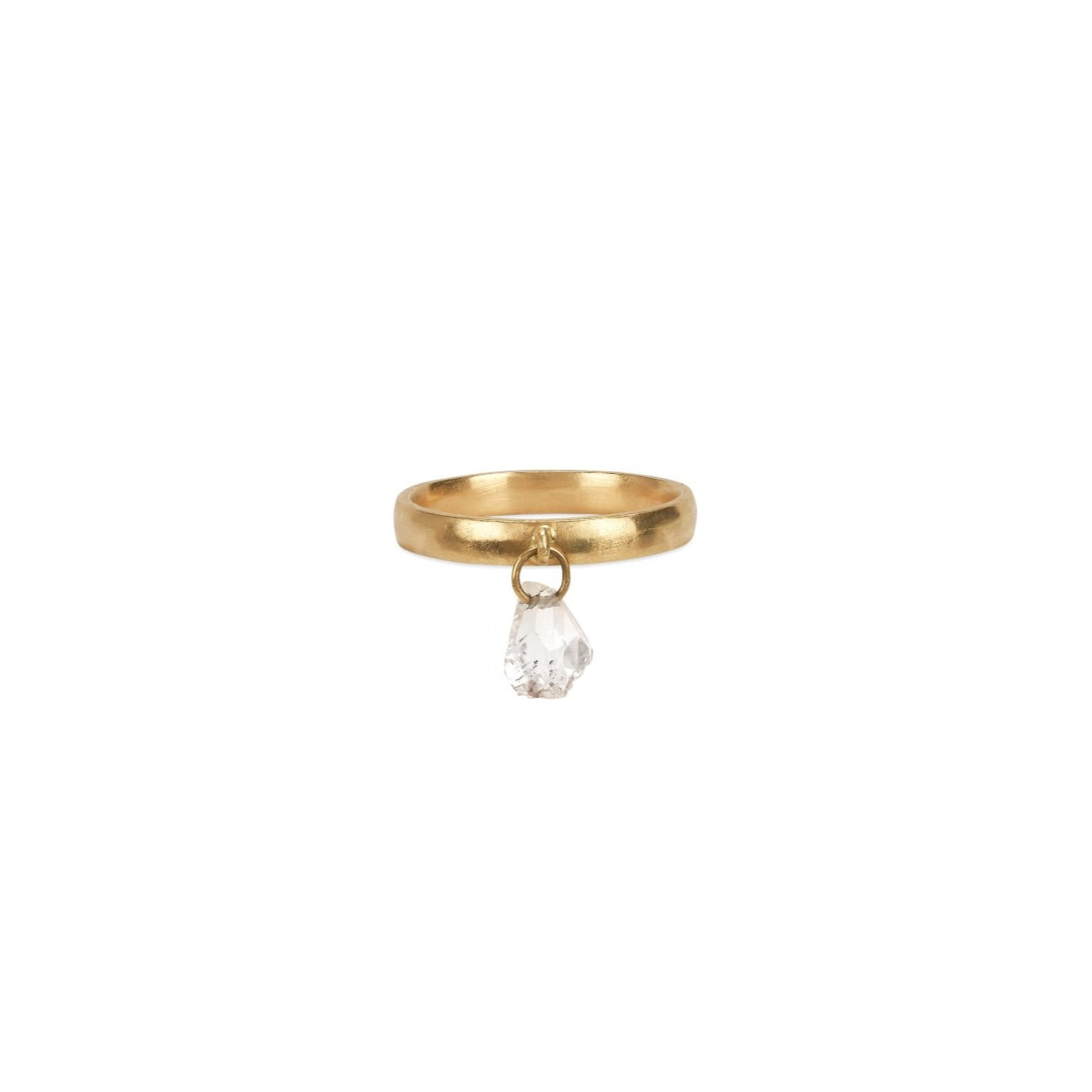 Kaja Erika Jorgensen 18k yellow gold Herkimer Diamond Ring