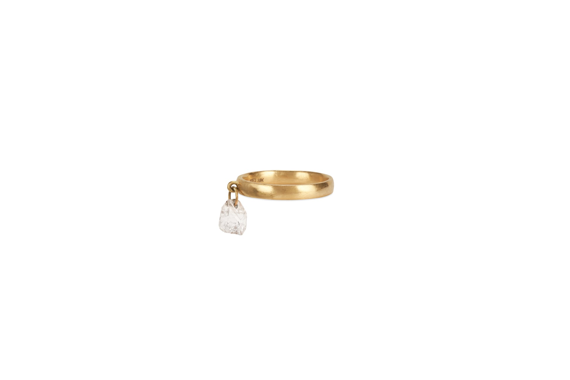 Kaja Erika Jorgensen 18k yellow gold Herkimer Diamond Ring